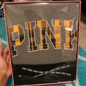 PINK campus crew/campus leggings set